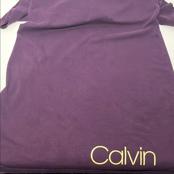 Calvin Klein Purple Lace-Up Top - Picture 7 of 11
